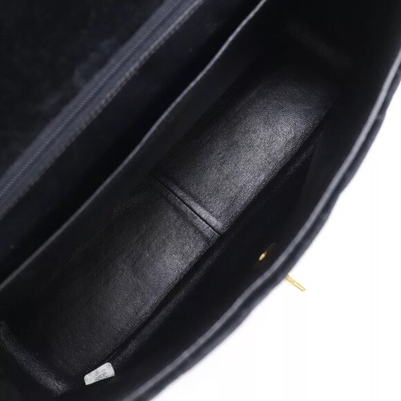 CHANEL ChainShoulder Shoulder Bag Matelasse30 black Velor Women - Picture 8 of 11